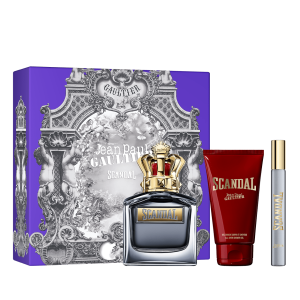 Scandal pour Homme 3.4 oz, Shower Gel 2.5 oz and Spray Gift Set
